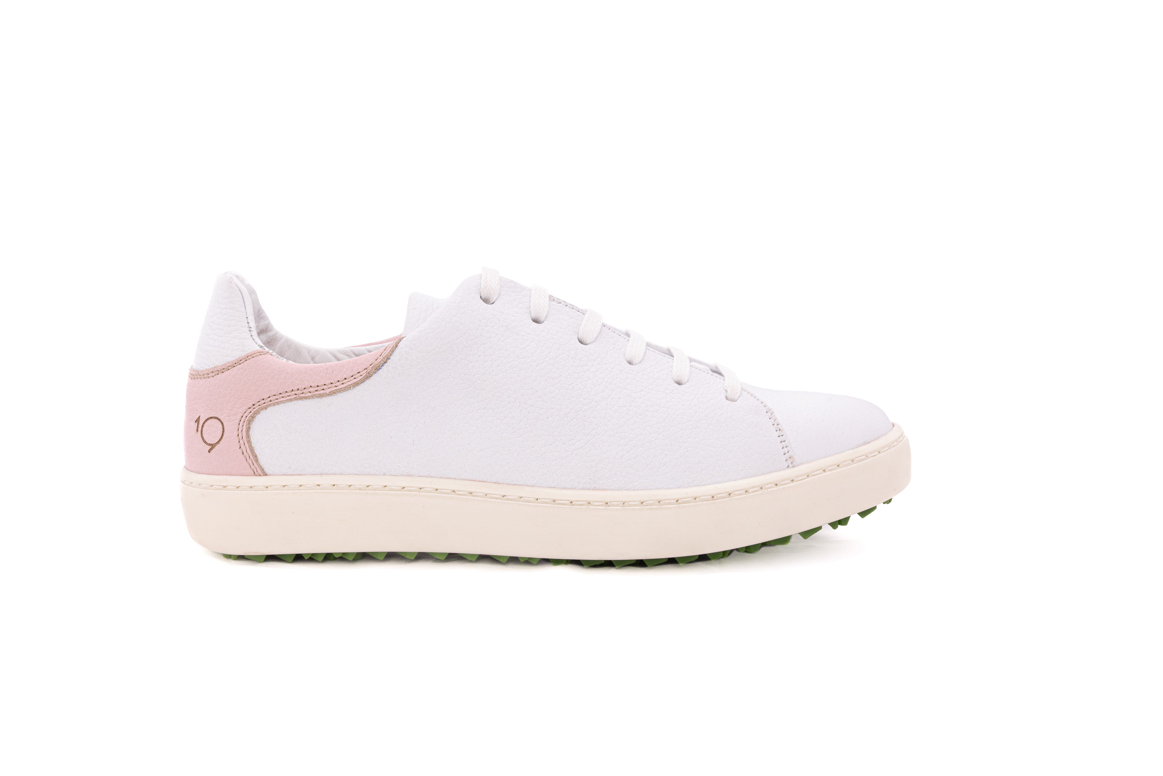 Lady Leder Sneaker Madras Blanco Pink Damen