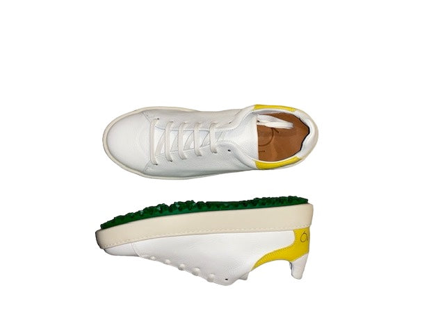 Lady Leder Sneaker Blanco & Limon (Damen)